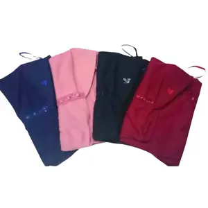 Kerudung Sekolah Instant Pita Samping TK SD SMP Dewasa Muslim Jilbab Anak Serut ukuran m 9-10 tahun