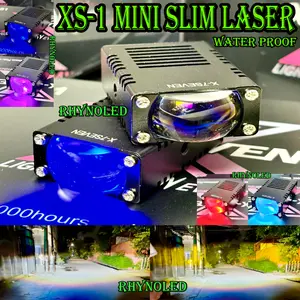 X-7SEVEN - ORIGINAL LAMPU TEMBAK XS1 PRO D2 MINI SLIM SOROT LED LASER GUN 30 WATTT 2 WARNA XS1 MINI LED SLIM ORI