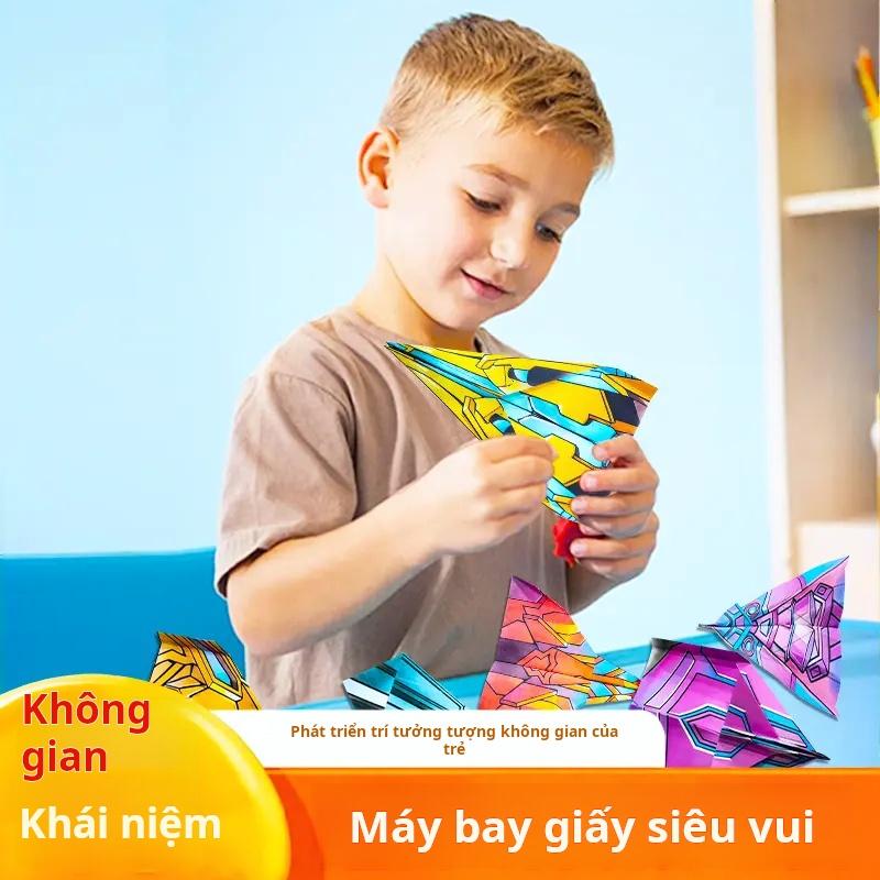 Máy Bay Giấy, Đồ Chơi Giáo Dục Cho Trẻ Em, Thích Hợp Cho Trẻ Em, Máy Bay Lớn Và Phi Công Nhỏ Thích Hợp Cho Cả Gia Đình, [Thanh Toán Khi Nhận Hàng] 1