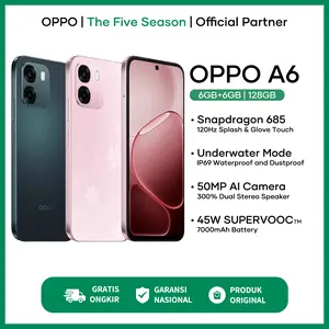 [NEW LAUNCH] OPPO A6 6/128 6/256 7000mAh Large Battery 120Hz Display - Garansi Resmi OPPO Indonesia