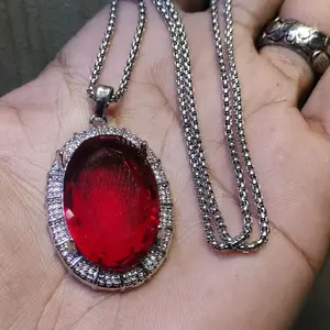 kalung batu permata cuting