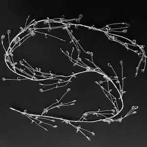 Hiasan Bunga Natal Manik Kristal Dekor Aksesoris Ornament Pohon Natal Dekorasi Pesta Pasti Ori