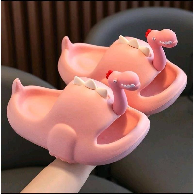 Sendal Selop Anak Sandal Dinosaurus 3D Anak Laki/Cewek Sandal Karet Nyaman Pake Anti Licin 6