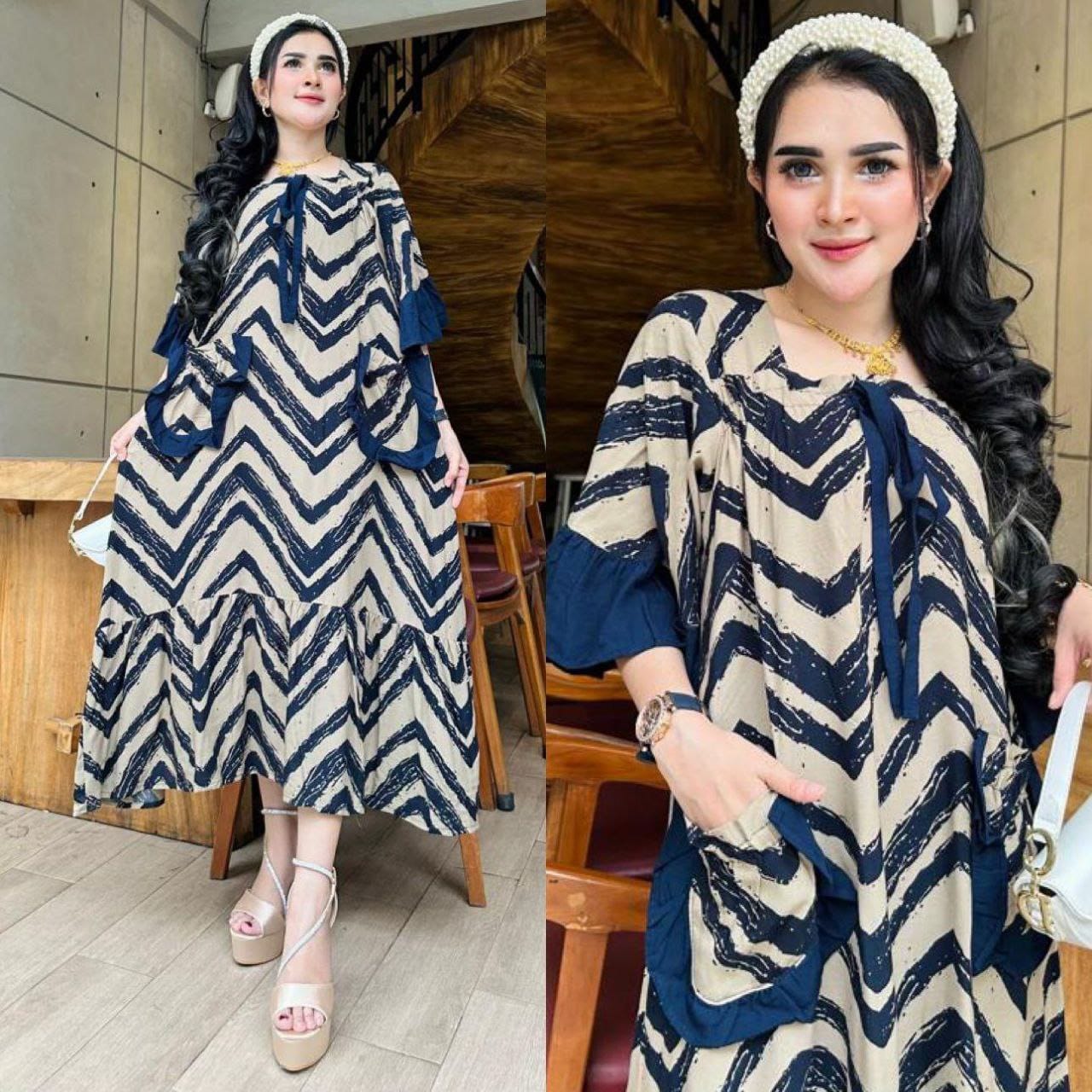 LADY DRESS DASTER RAYON LD 125 MODEL TERBARU / DASTER RAYON POLOS / DASTER JUMBO