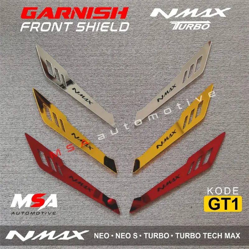 garnish motor aksesoris front shield nmax turbo Motor Motorcycle 3