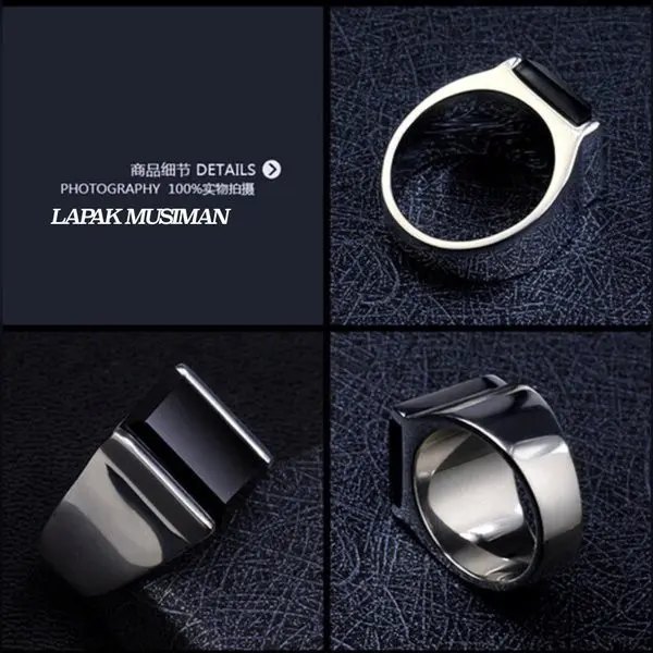 CINCIN PRIA SUPER KEREN BLACK ONYX ASLI - MODEL EKSLUSIF ZC525 4