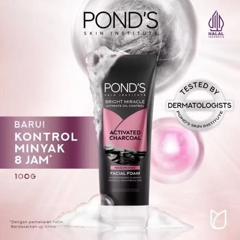 Ponds bright Miracle Ultimate Oil Control facial foam 100gr