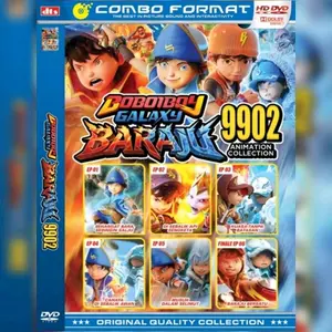 6in1 Bobo!boy Galaxy Baraju Vol 9902 (2025) - DVD terbaru