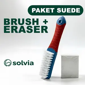 Paket Sikat Suede Treatment | Penghapus Suede Putih dengan Sikat Pembersih Berkualitas.