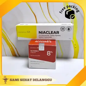 1 PAKET BUNDLING GLYCORE 8% + NIACLEAR [KULIT CERAH BEBAS JERAWAT]