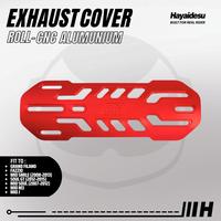 Gambar Hayaidesu Exhaust / Knalpot Cover Aluminium CNC (ROLL) FAZZIO FILANO MIO SOUL GT MIO M3 MIO J - SILVER dari Hayaidesu Indonesia Kab. Tangerang 4 Tokopedia