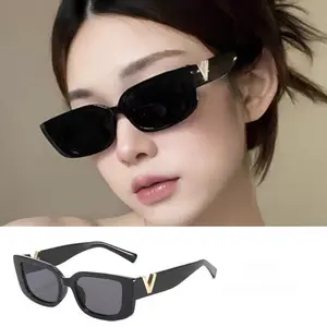 Kacamata Tabir Surya dan UV380 Lensa Vintage dengan Bingkai Kecil untuk Wanita - Perlindungan UV380 - Eyewear, Sunglasses Aksesoris