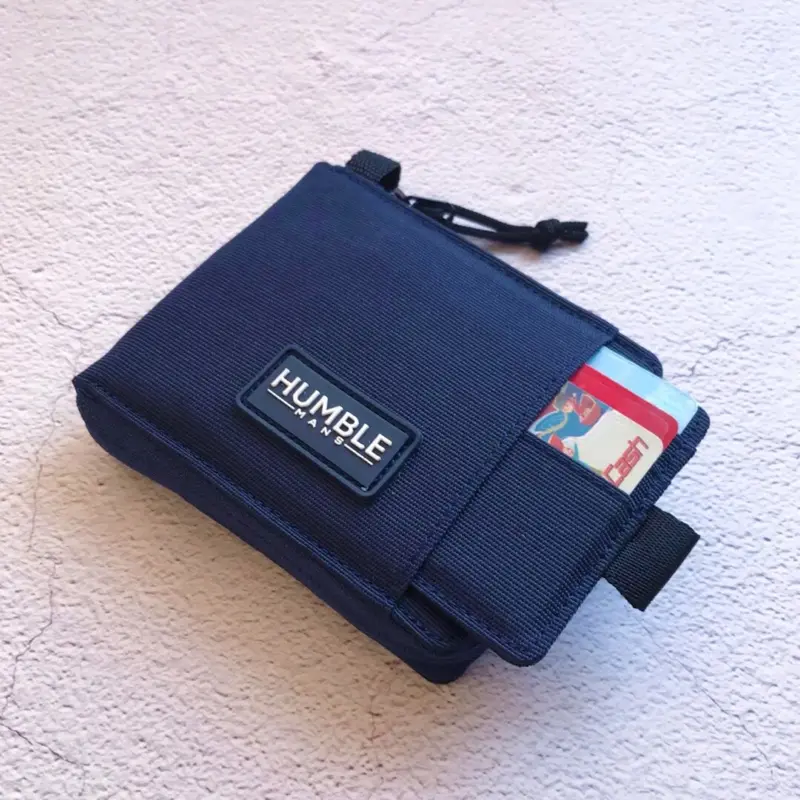 Humble Mans PABLO Wallet Navy - Dompet Pria | Dompet Gantung Leher | Hanging Wallet 0