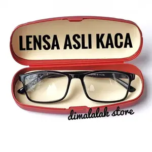 KACAMATA BACA LENSA ASLI KACA PLUS 1.00 SAMPAI PLUS 3.00 UNTUK RABUN DEKAT FREE BOX DAN LAP