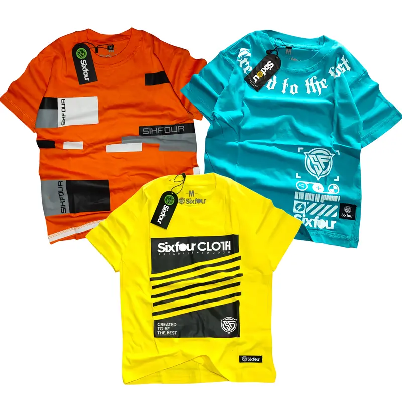 Paket 3 pcs kaos distro anak branded laki laki dan perempuan usia 3,5-12 tahun Combed 30s Bunda Fashion 1