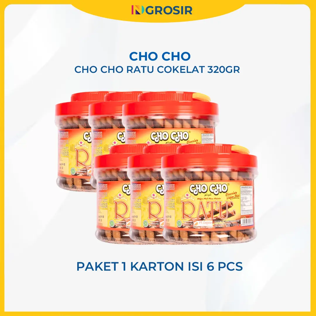 Cho cho Ratu 320gr Cokelat 1 Karton