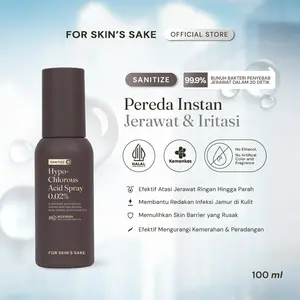 For Skin’s Sake FSS Hypochlorous Acid Spray HOCL 0.02%  Formula Anti Bakteri yang Efektif Membunuh 99,9% Bakteri Penyebab Jerawat Membantu Meredakan Jerawat dan Eksim serta Iritasi Kulit Secara efektif