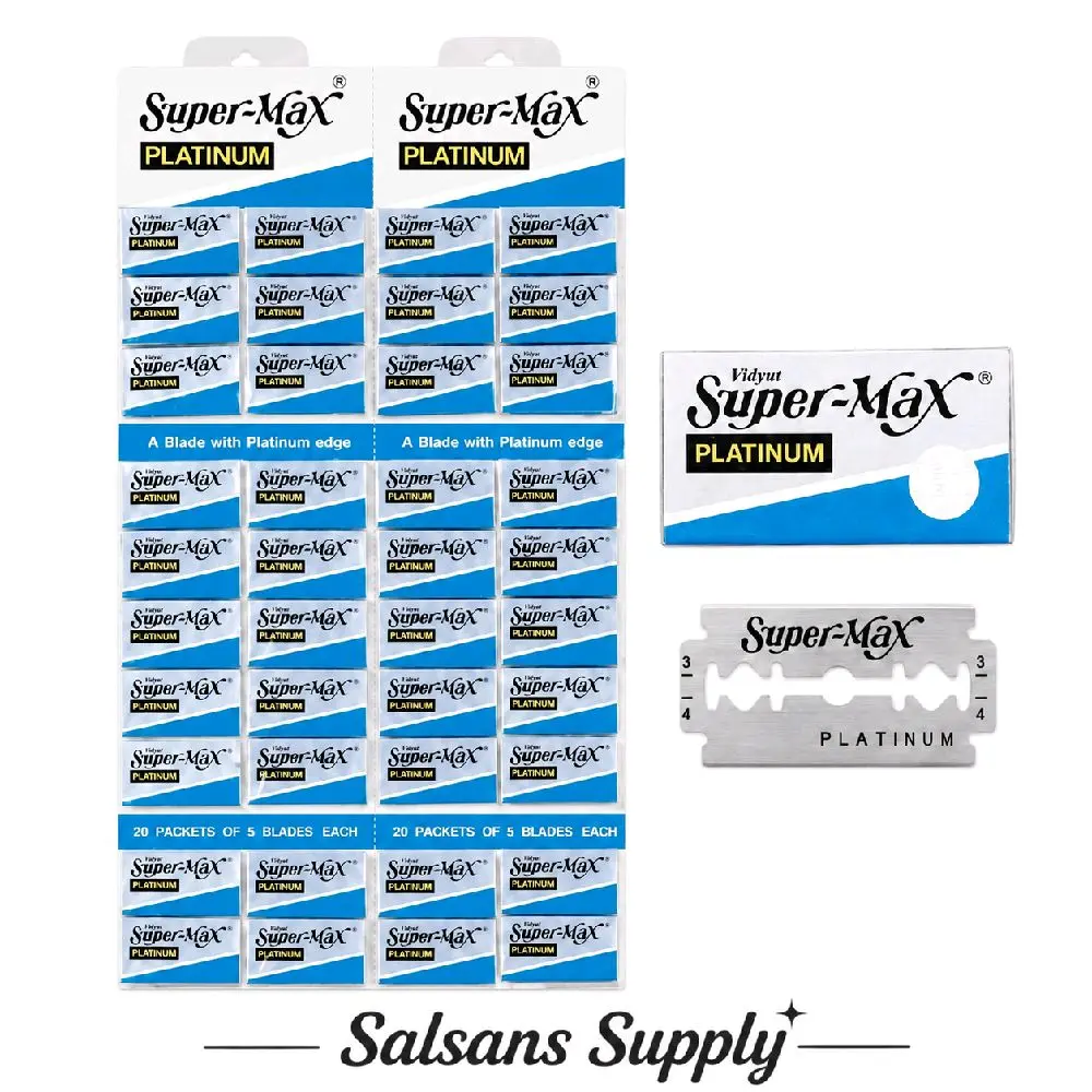 Silet Super Max Platinum Original Paket 20 Kotak 100 Pcs