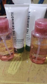 Product Review of The Originote Bundle 3in1 Basic Skincare - Micellar Water + Moisturizer + Facial wash 150ml Membersihkan dan Mencerahkan Wajah Cleanser Hyalucera from i**n 0