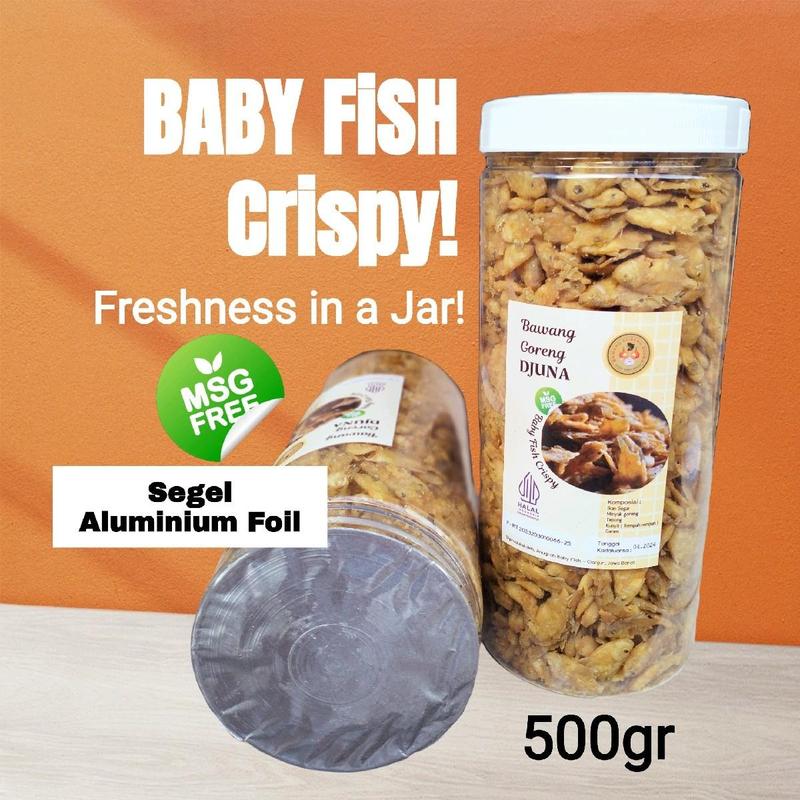 Baby Fish Crispy 500gr Tanpa MSG Cemilan Camilan Food Kering - Shop ...