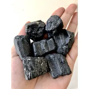 Tarotbythewolf - Rough Black Tourmaline - Bahan Batu Alam