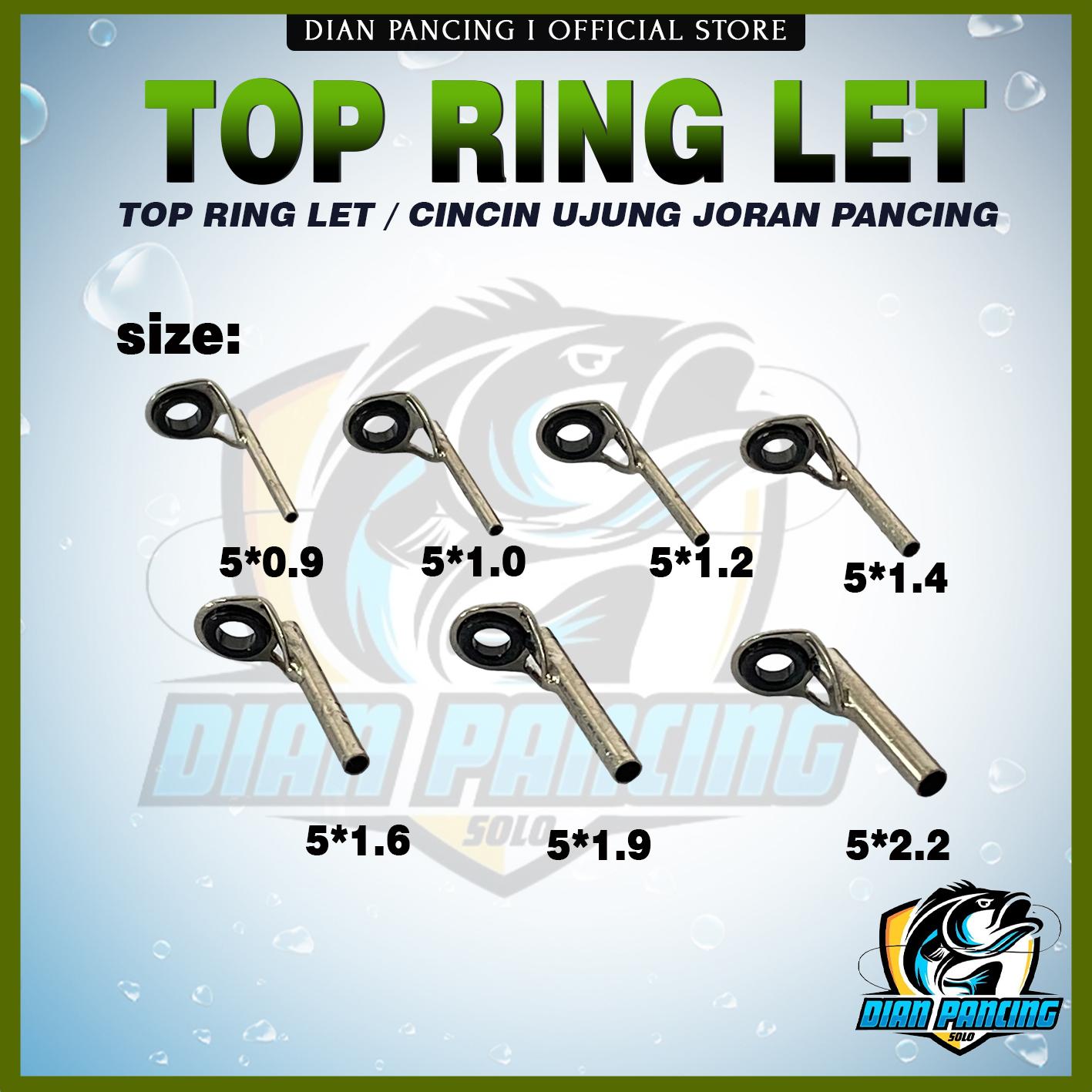 TOP RING LET CINCIN UJUNG JORAN PANCING STAINLESS STEEL