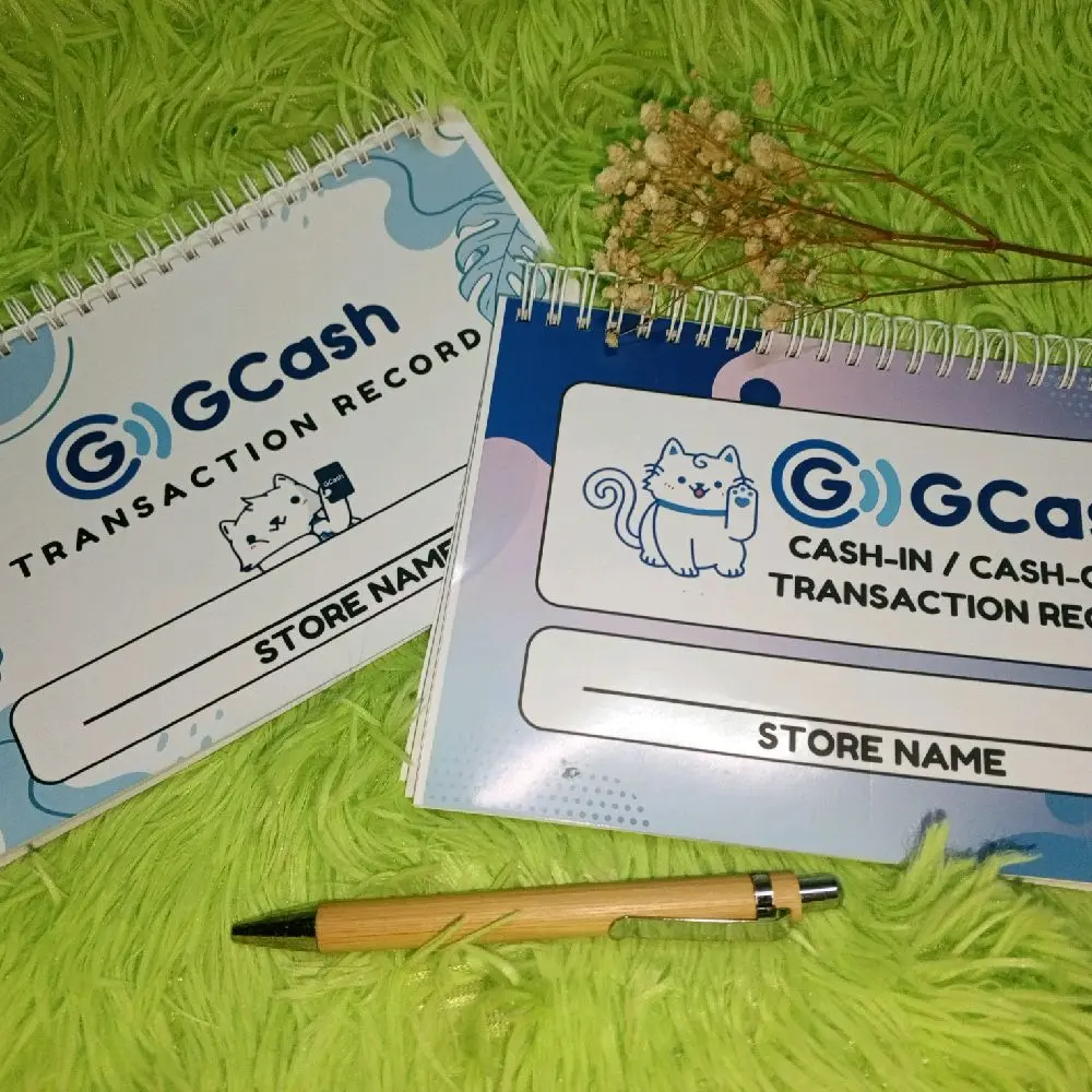 GcGcash transaction notebook / cash in and cash out log book and monitoring