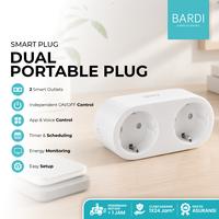 Gambar BARDI Dual Smart Plug Stop Kontak Pintar 2 Lubang Socket - Garansi Resmi 1 Tahun dari BARDI Official Store Kota Administrasi Jakarta Barat 1 Tokopedia