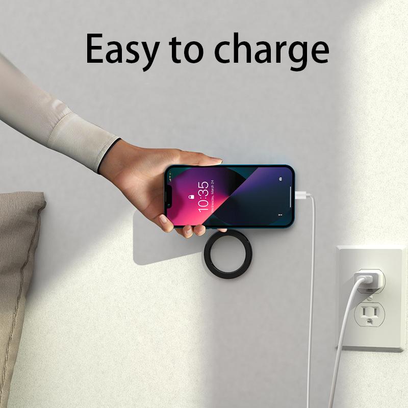 COD   Magnetic Ring Holder For iPhone 14 13 12  Magnet Wall Mobile Phone Holder Magnetic Car Phone Stand Accessories Mount 3