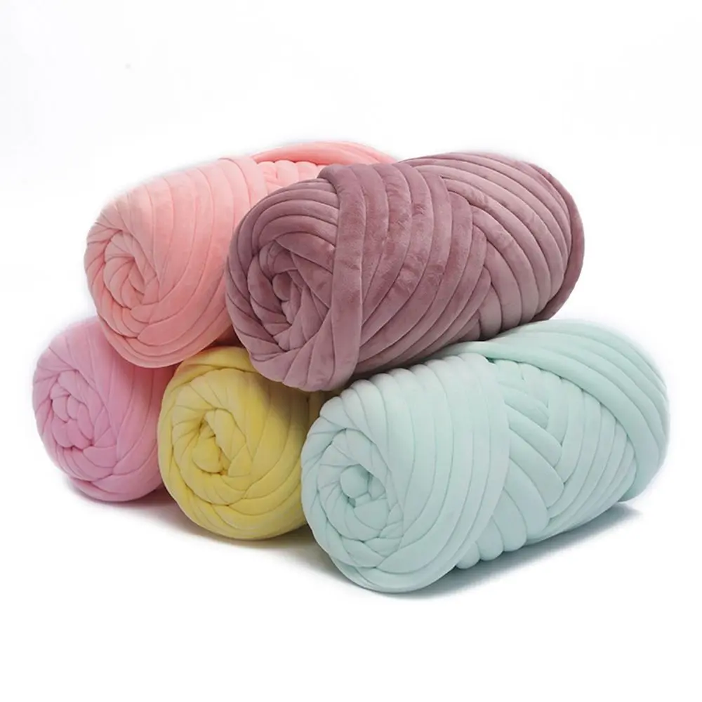 250/500g Novel Functional For Bag Blanket Thick Velvet DIY Hand Knitting Yarn Ball Crochet Yarn Woven Thread