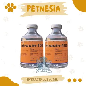 INTRACIN 5 ML DAN 10 ML - Intracin 10s Pelancar Kelahiran Hewan Kelinci Anjing Kucing Kambing