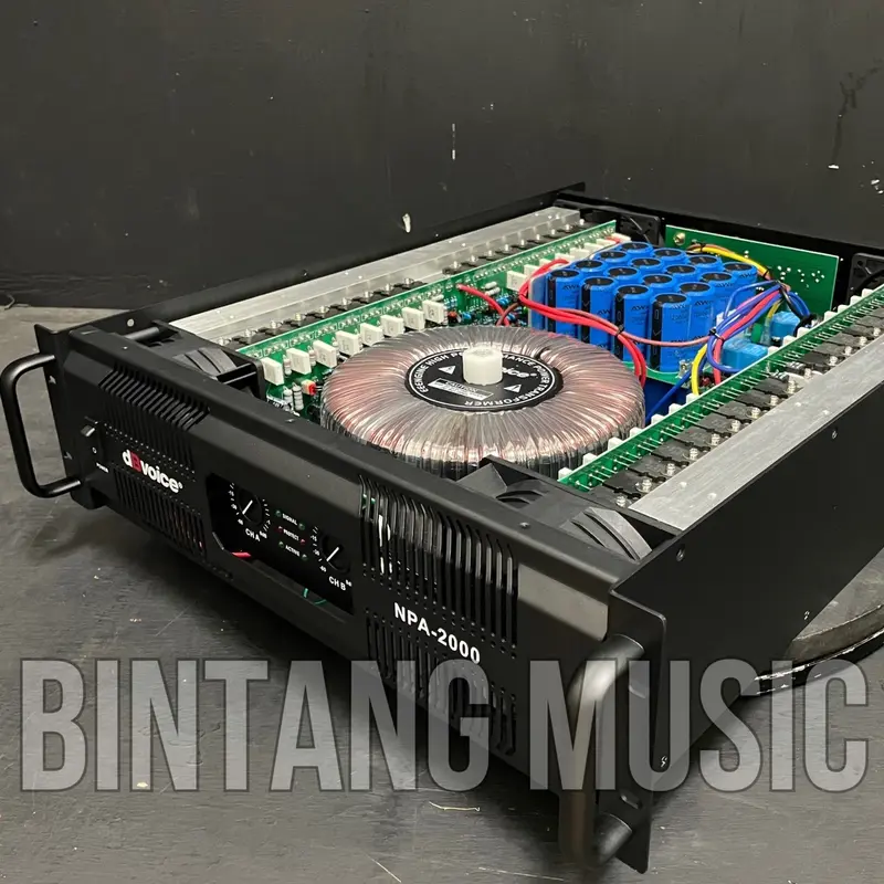 ￼power amplifier dbvoice firstclass npa 2000 original power 2 channel db voice NPA2000 class gb 0