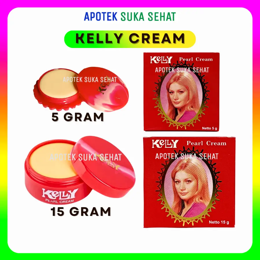 KELLY Pearl Cream | Krim Wajah Original