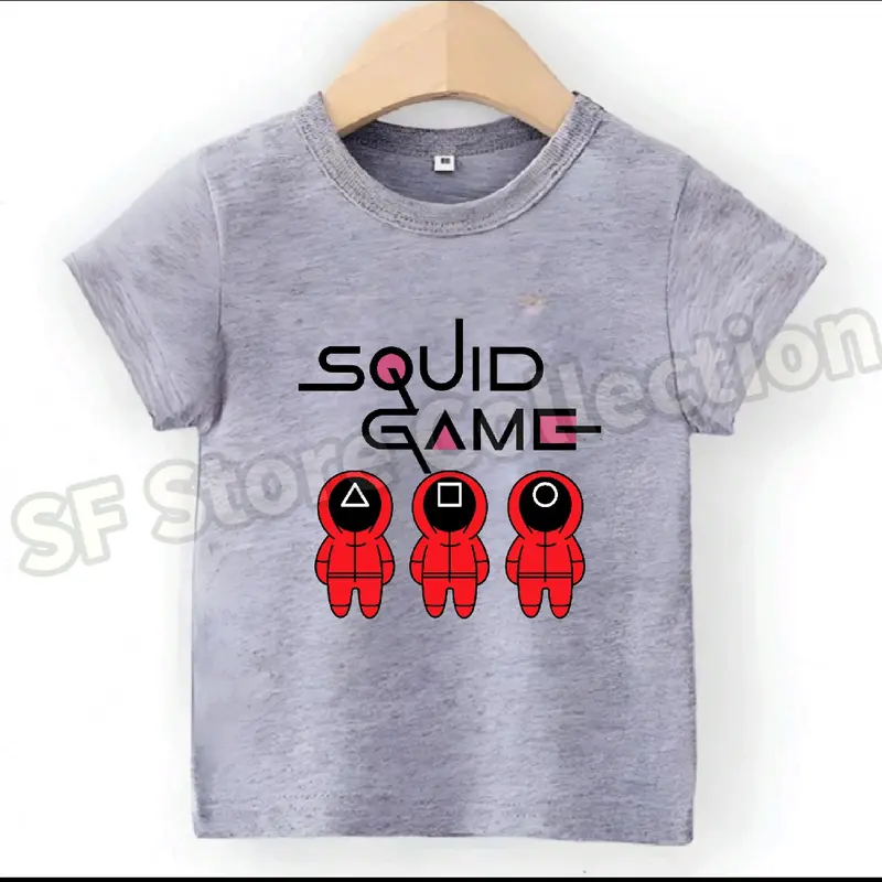 Kaos Anak Perempuan dan Laki Laki Squid Game - Fashion Anak 0