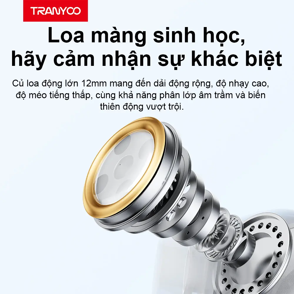 TRANYOO Tai Nghe Bluetooth TRANYOO T-M26 Bluetooth 5.3 Khử Tiếng Ồn Thông Minh Chức Năng Nghe Gọi Chơi Game Thời Lượng Pin Lên Đến 6 Giờ - Bảo Hành Chính Hãng Nhét Tai Nghe Nhạc Earphone di động trong tai bass sound | BigBuy360 - bigbuy360.vn TRANYOO Tai Nghe Bluetooth TRANYOO T-M26 Bluetooth 5.3 Khử Tiếng Ồn Thông Minh Chức Năng Nghe Gọi Chơi Game Thời Lượng Pin Lên Đến 6 Giờ - Bảo Hành Chính Hãng Nhét Tai Nghe Nhạc Earphone di động trong tai bass sound | BigBuy360 - bigbuy360.vn