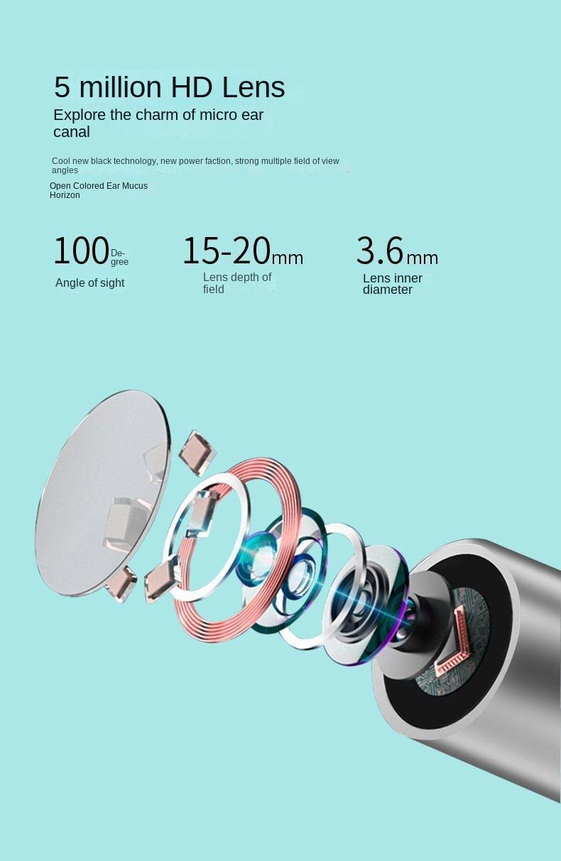 Product Introduction of Dụng Cụ Ngoáy Tai Trực Quang, Công Nghệ WIFI Không Dây, Dụng Cụ Lấy Ráy Tai HD Cho Điện Thoại Thông Minh, Mô Hình Ngoáy Tai, Quà Tặng Giáng Sinh Và Năm Mới, NE3 21