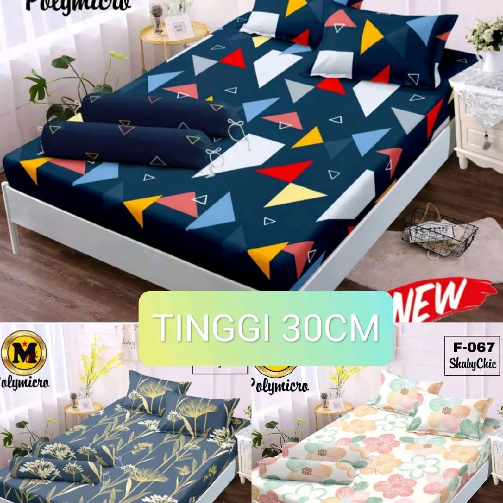 PROMO Sprei Tinggi 30cm sprei Aesthetic sprei kekinian sprei  ukuran 180x200#160X200#120X200#90X200 halus lembut
