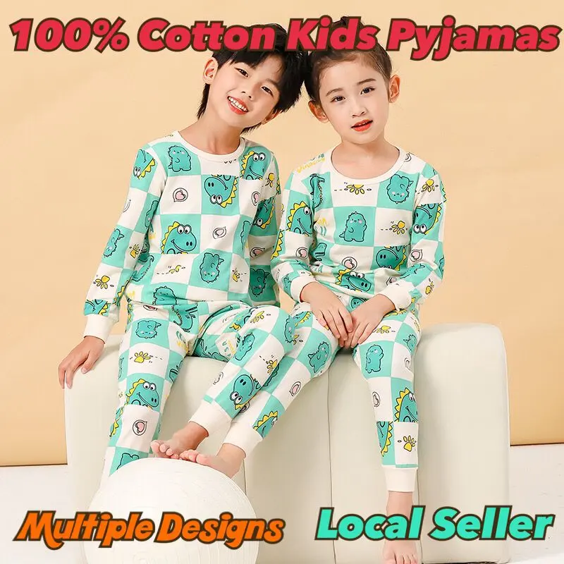 100% Cotton Kids Pyjamas Pajamas Boys Girls Pyjamas Pajamas Sleepwear (part2)