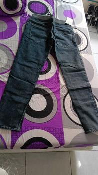 Product Review of Celana Jeans Pria Kekinian – Bahan Adem Pinggang Karet & Harga Terbaik -  Slim Fit Tebal from A**n 1