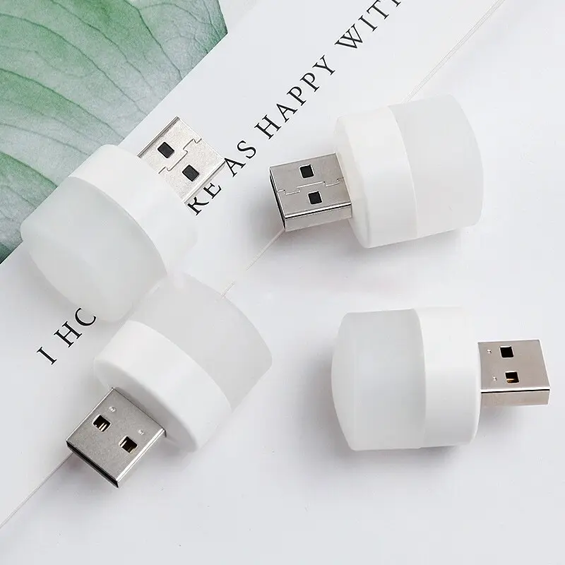 6-Jual Camping Lamps LAMPU LED USB MINI  Bulb Portable Belajar Baca Night  Kamar Malam Bulat MINI  USB light 4