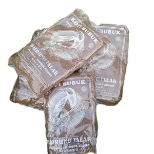 (promo) kopi bubuk hitam cap burung jalak. kemasan 1kg. kopi Robusta