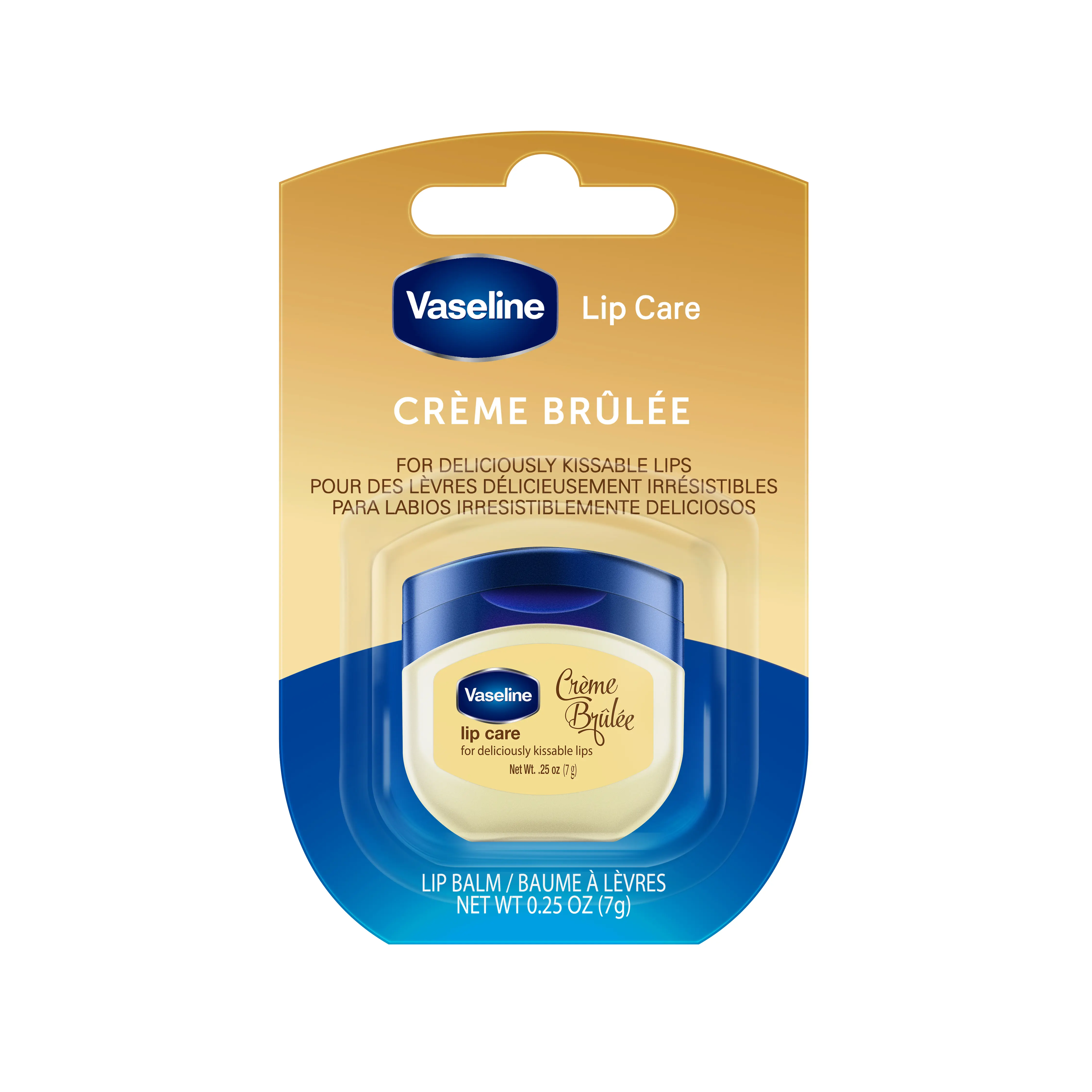 Vaseline Lip Care CRÈME BRULEE 7gr - Pelembab Bibir - Lip Balm