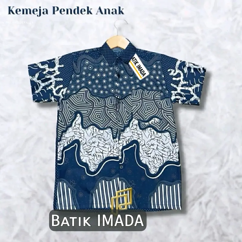 Batik ANAK USIA 2 TAHUN SAMPAI 13 TAHUN SG Kancing XXL 3