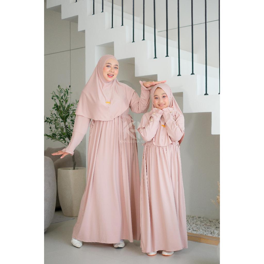 Mecca Kids Gamis Abaya Set Jersey Premium Adem