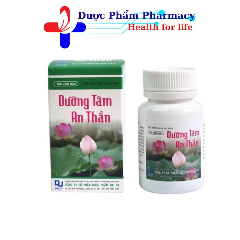 Ngủ ngon DƯỠNG TÂM AN THẦN ĐẠI UY Giúp ăn ngủ ngon nguồn gốc dượċ liệu thiên nhiên - Hộp 100 viên 0