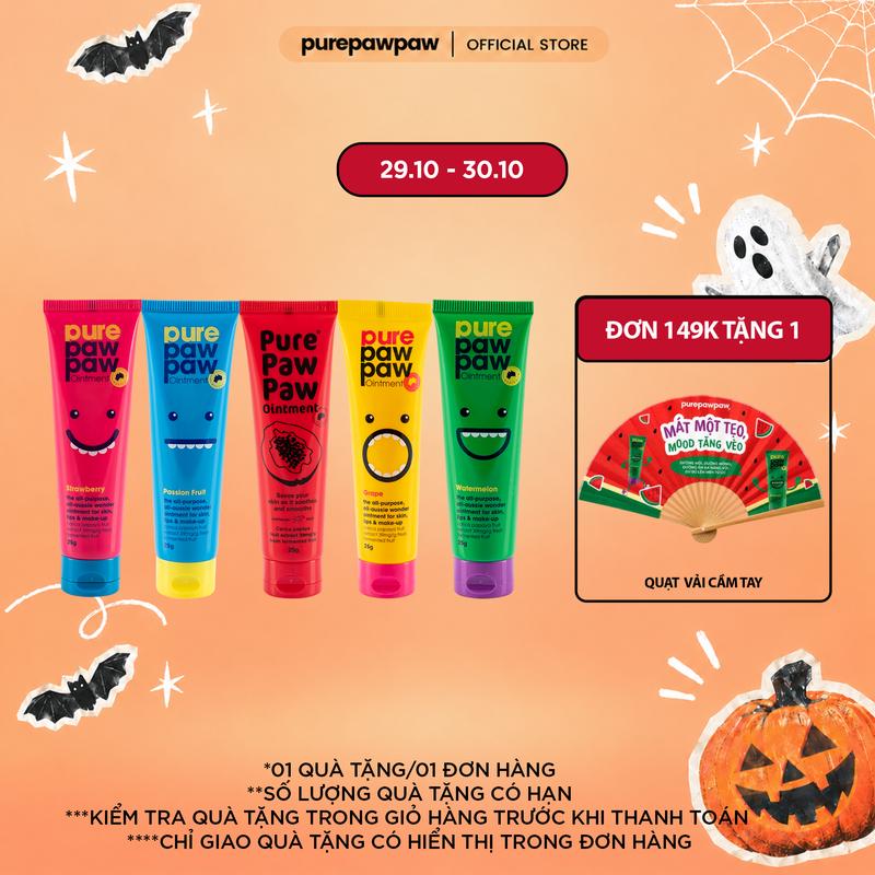 [25G] Kem Dưỡng Ẩm Đa Năng Chiết Xuất Đu Đủ Pure Paw Paw Giúp Giảm Khô Nứt Nẻ 25g