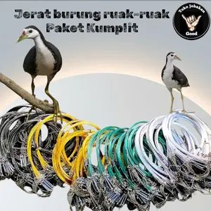 jerat burung ruak ruak paket komplit