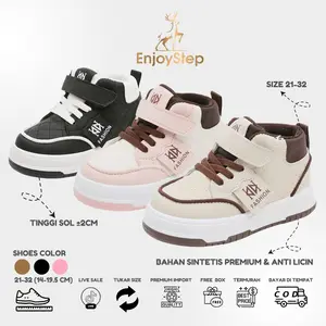 Enjoystep - Sepatu Anak Perempuan Sneaker Anak Laki Laki Anti Slip Import Premium Quality S202