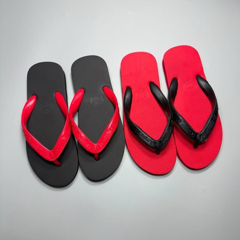 Dép Thái Lan limited Đen-Đỏ dép cao su dép xỏ ngón tông lào dép boy phố dép nam đế bằng