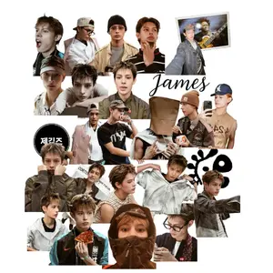 [25 PCS] STICKER JAMES CORTIS VINTAGE AESTHETIC STICKER DINDING STICKER LAPTOP
